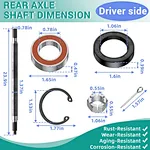 ezgo rear axle replacement